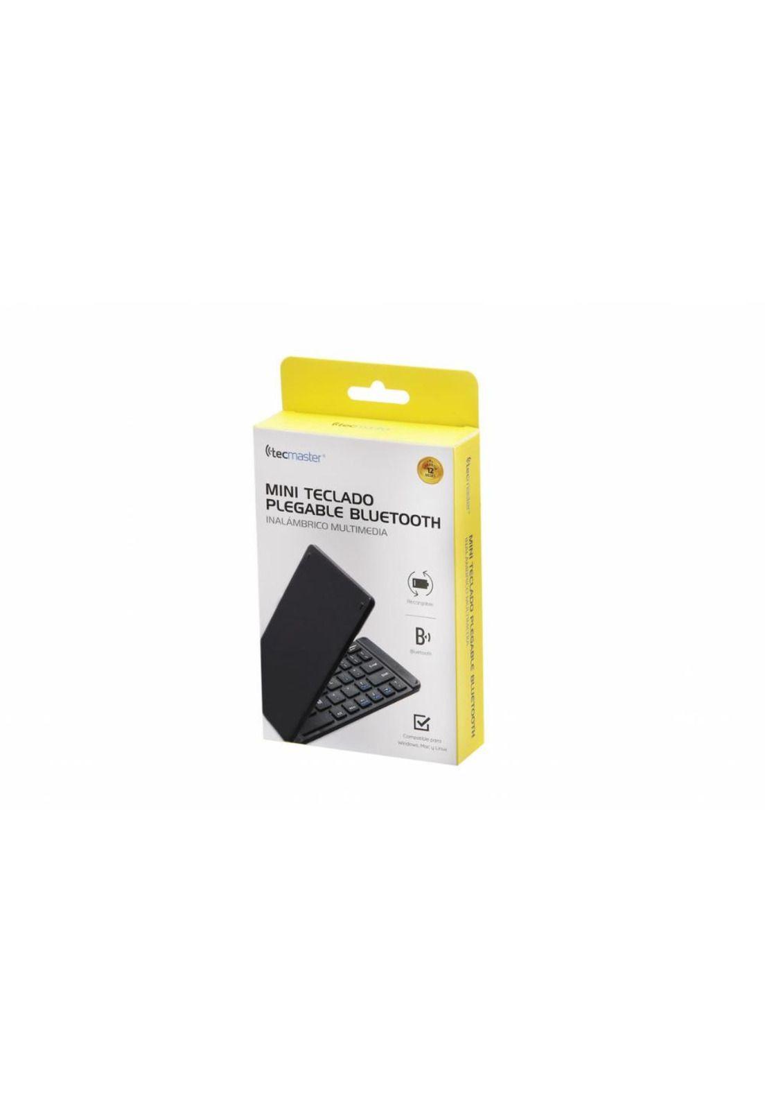 Teclado Bluetooth Plegable + Soporte+ Funda Tecmaster 100505-6