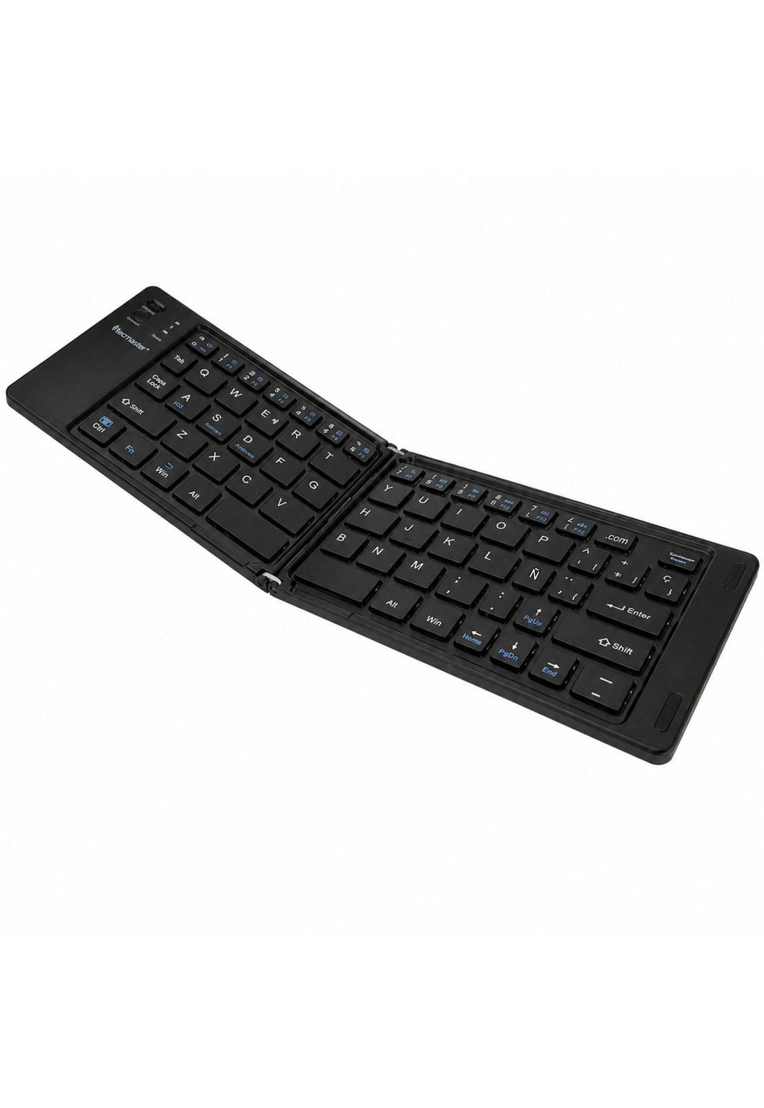 Teclado Bluetooth Plegable Multiplataformas Black-0