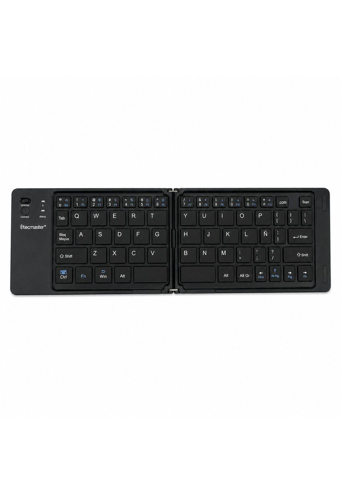 Teclado Bluetooth Plegable Multiplataformas Black-1