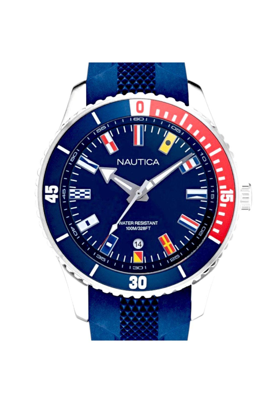 Reloj Nautica Hombre Deluxe Edition Nappbs038 Doble Correa-3