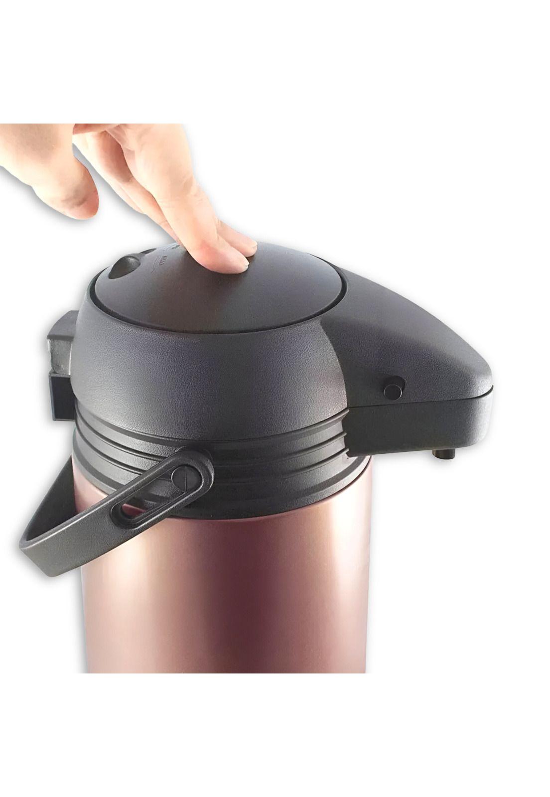 Termo con Sifón para Líquidos 1.9L Thermos JADO-19 Rosa Gold-1