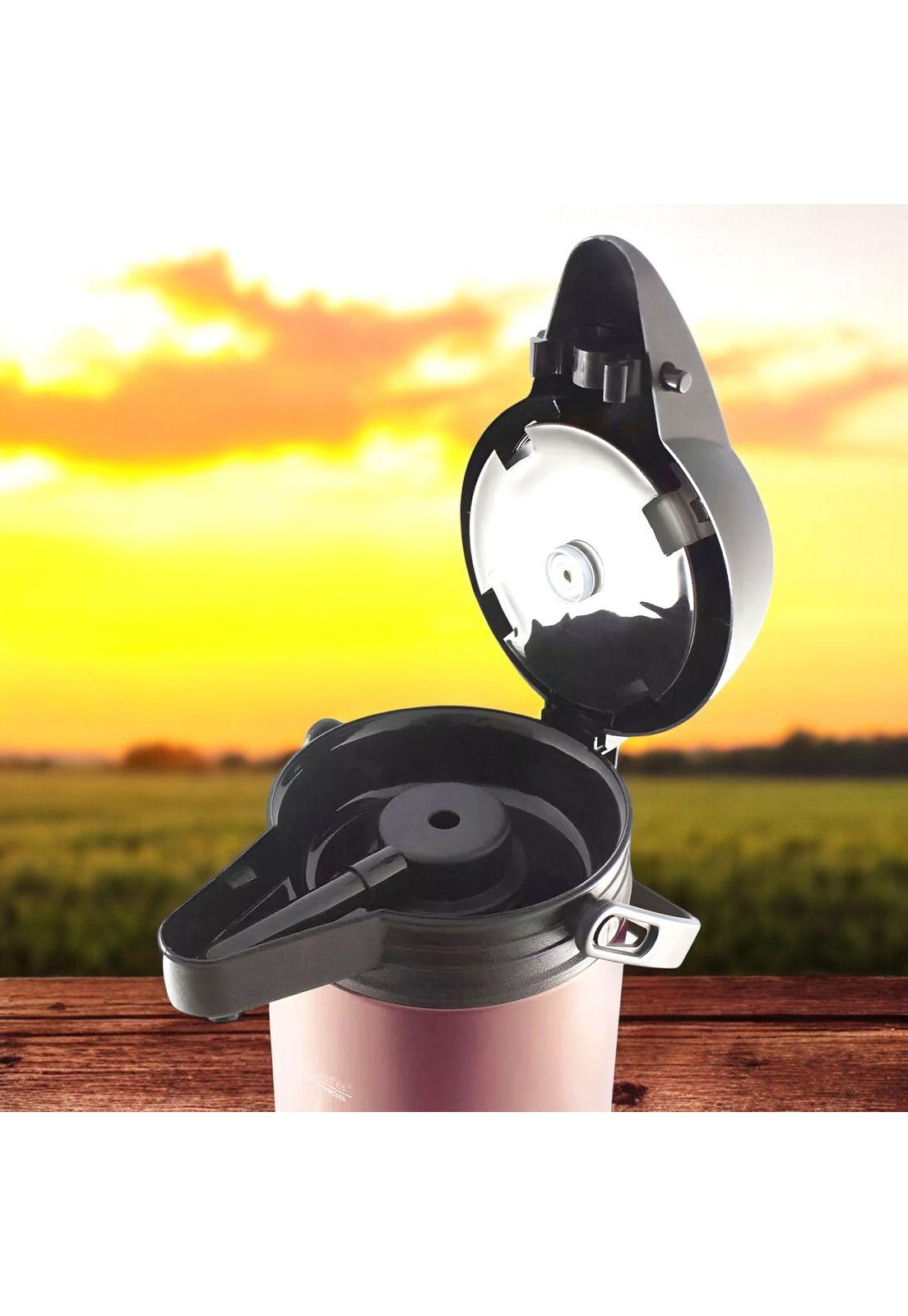 Termo con Sifón para Líquidos 1.9L Thermos JADO-19 Rosa Gold-7