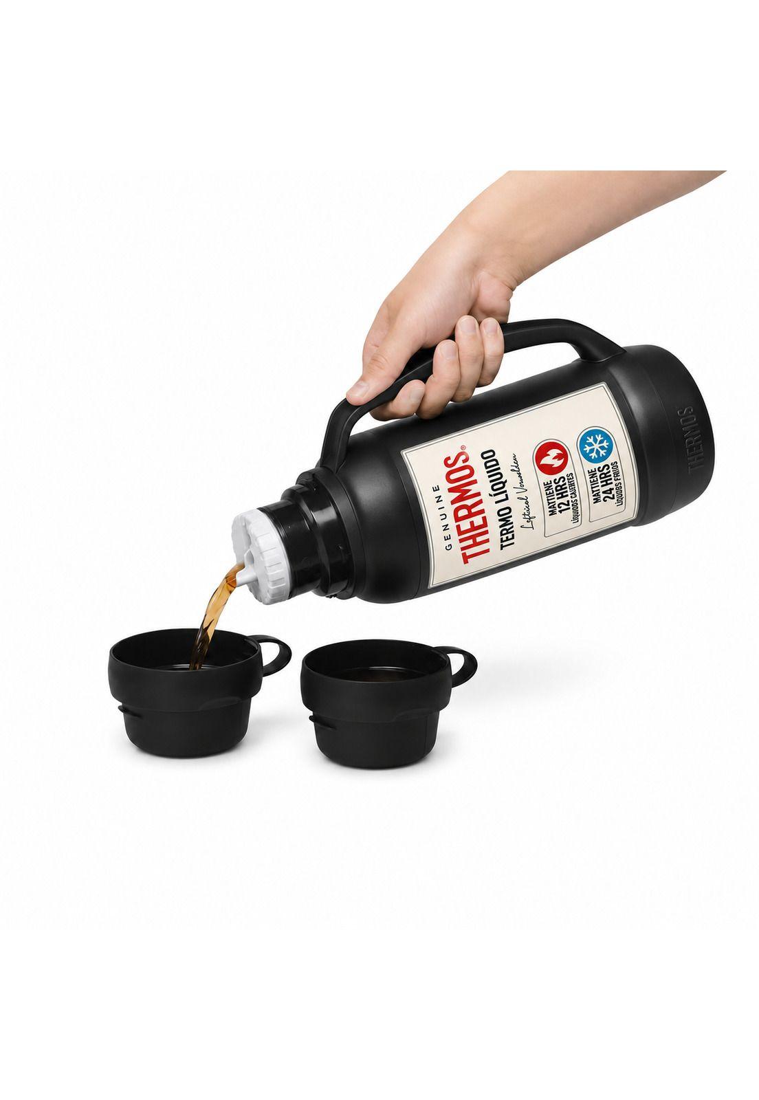 TERMO Para Líquidos 1.8 Litros THERMOS 35-180-C8 Black-3
