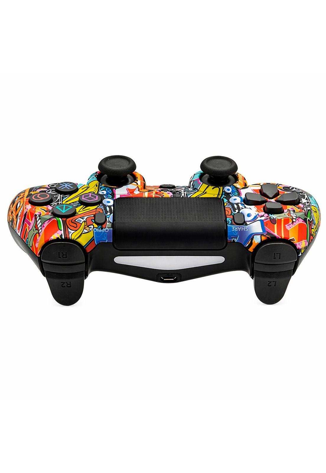 Gamepad Inalámbrico Monster Multiplataformas Graffitis-3