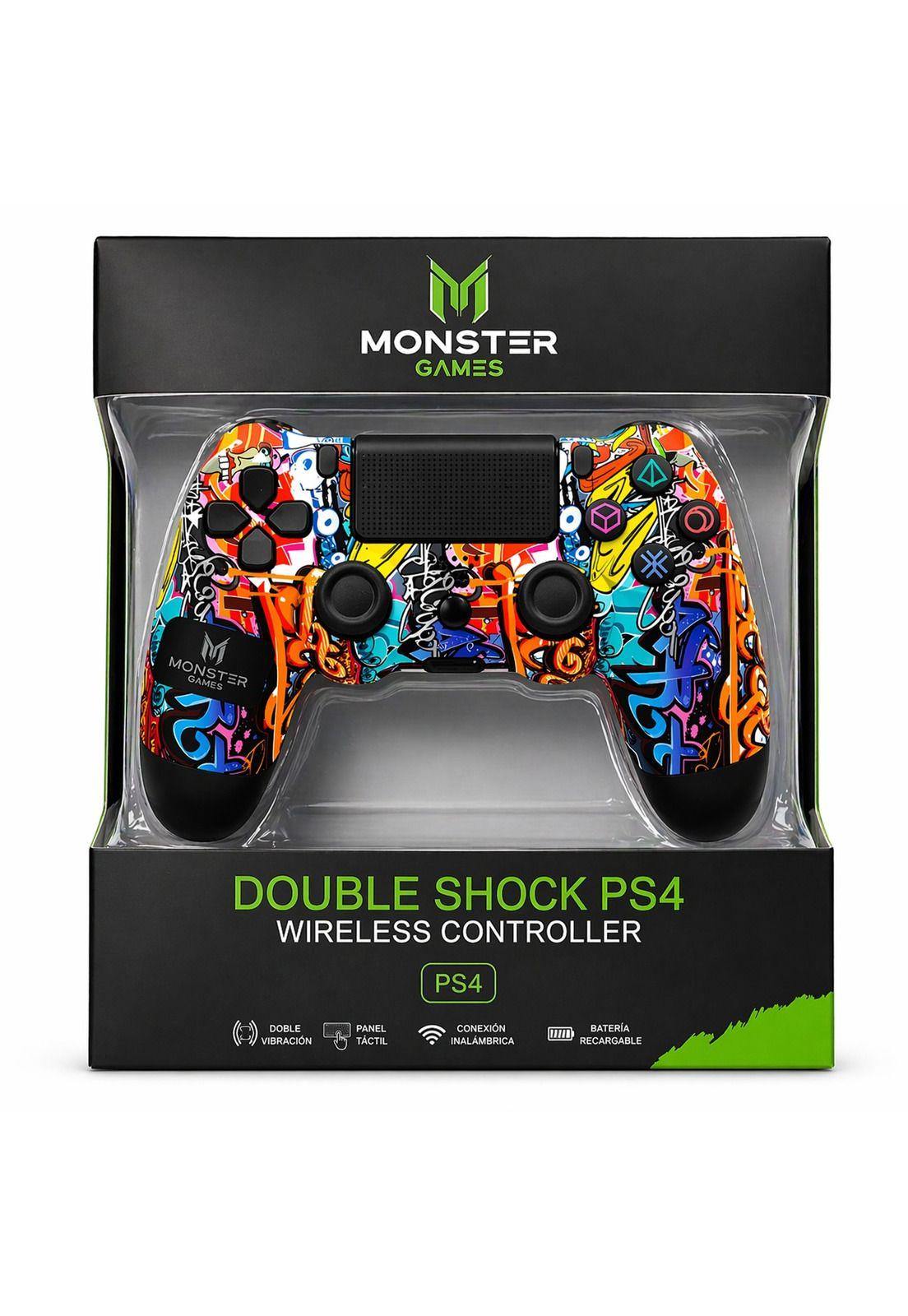 Gamepad Inalámbrico Monster Multiplataformas Graffitis-6