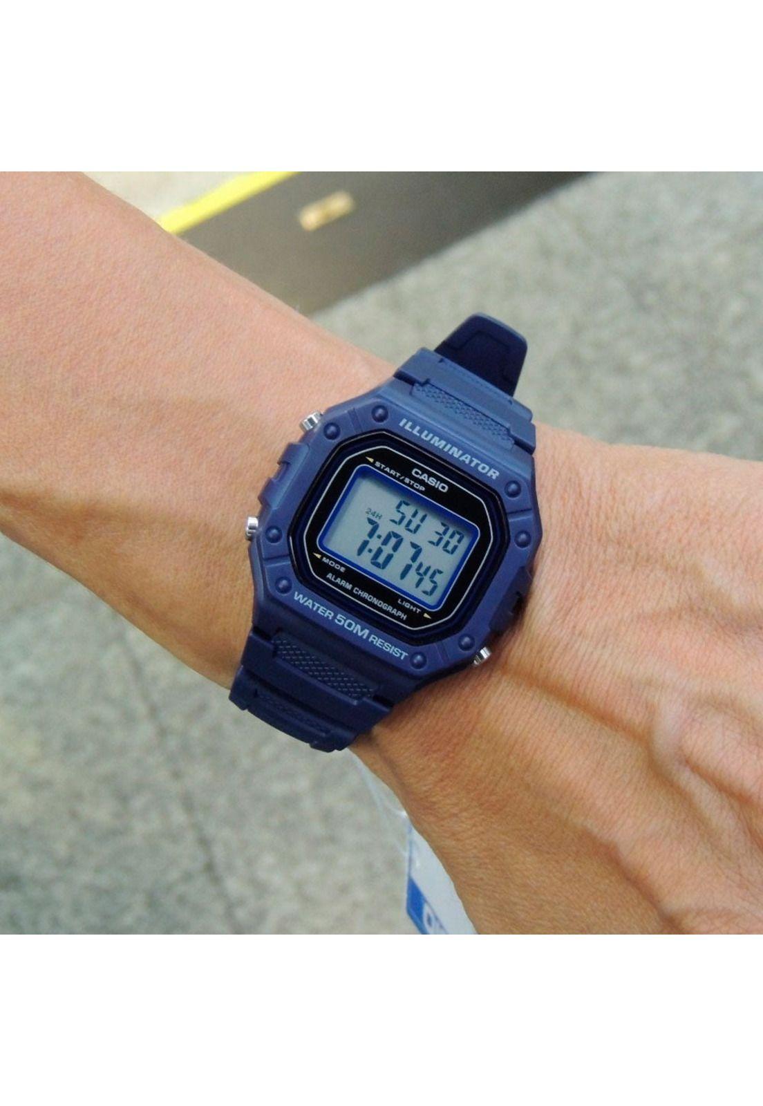 Reloj Casio Hombre W-218H-2Avdf Blue Edition-4