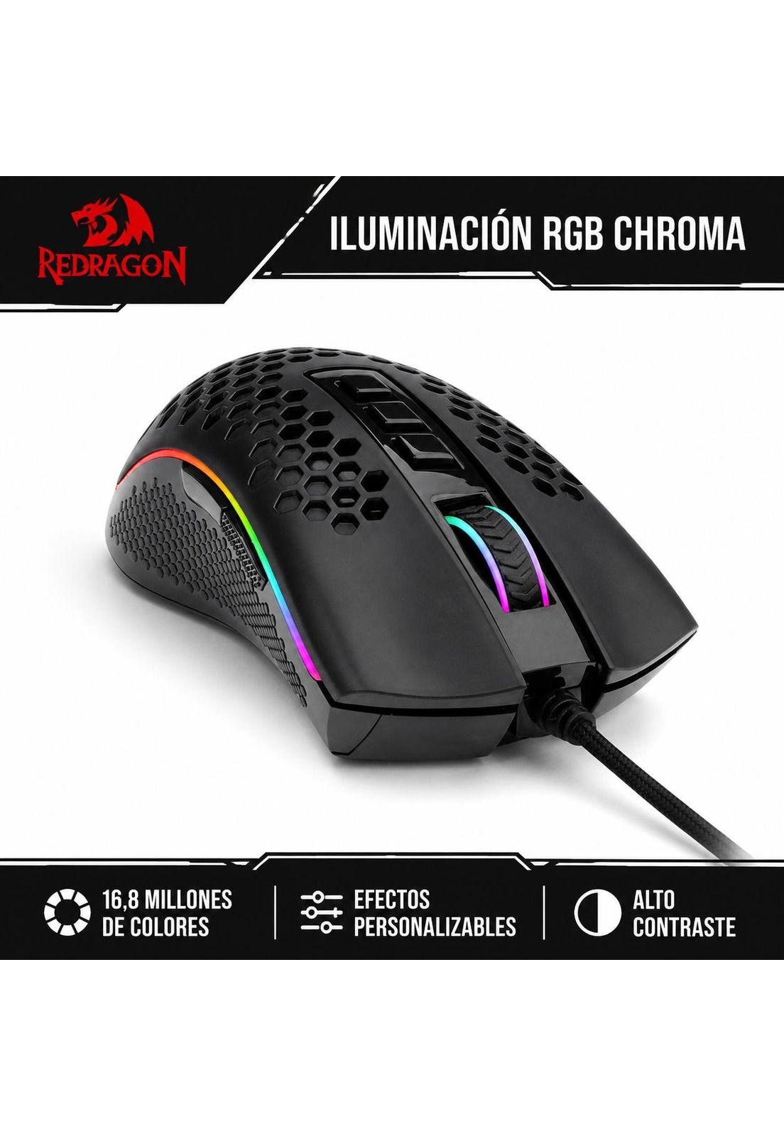 Mouse Gamer Redragon Gamer Storm Elite Gaming 16.000 Dpi-5