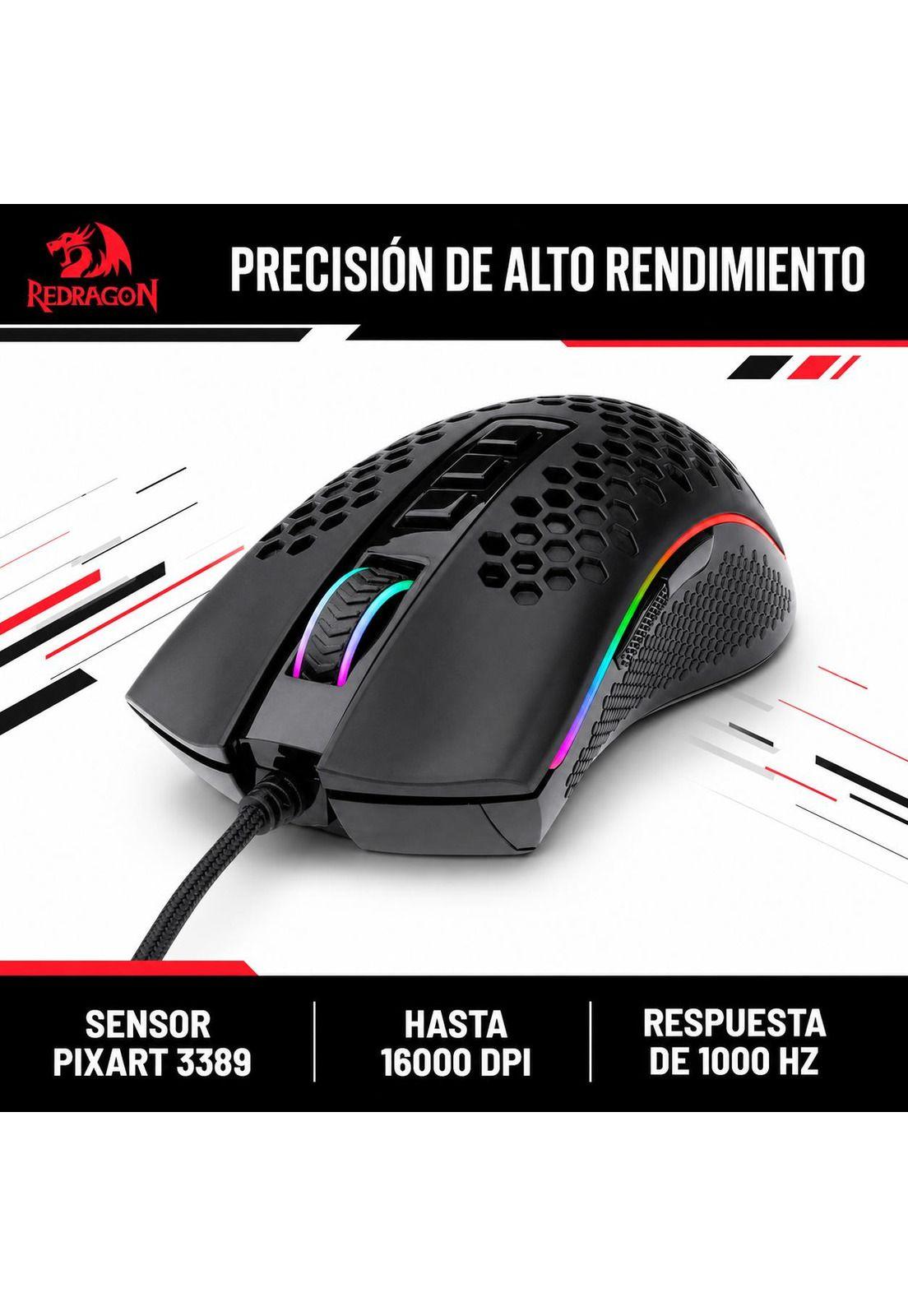 Mouse Gamer Redragon Gamer Storm Elite Gaming 16.000 Dpi-6