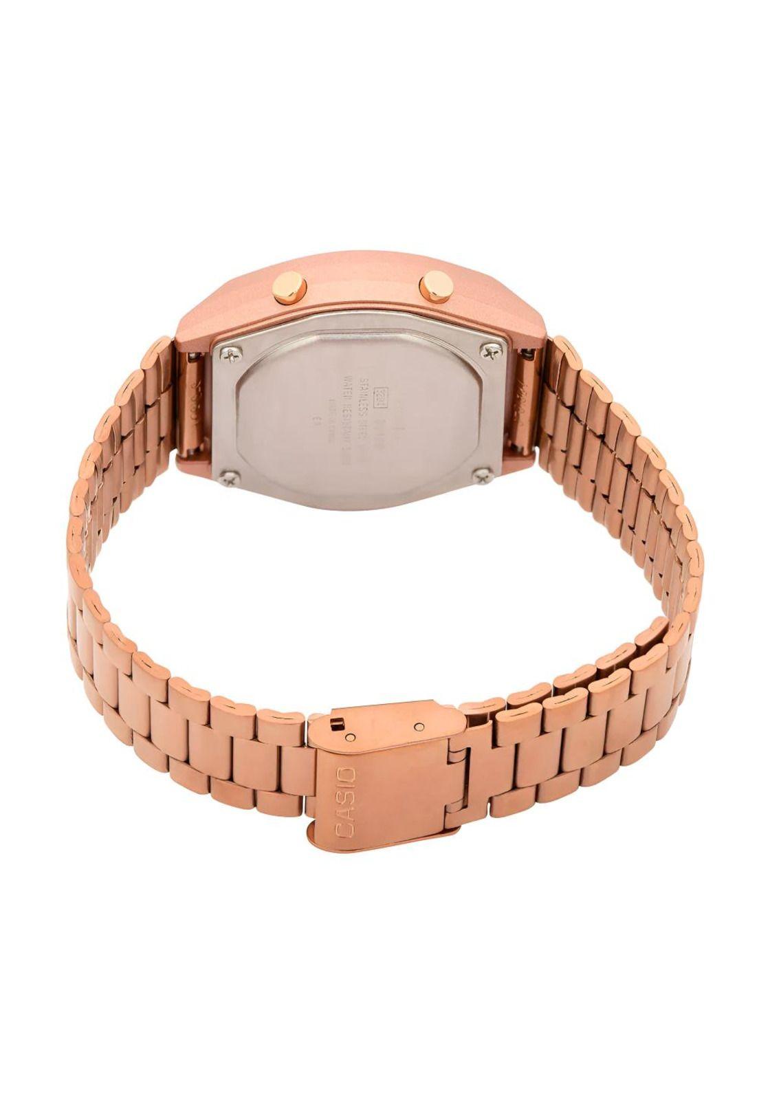 Reloj Casio de Mujer Oro Rosa B640WCG-5DF Classic Edition-4