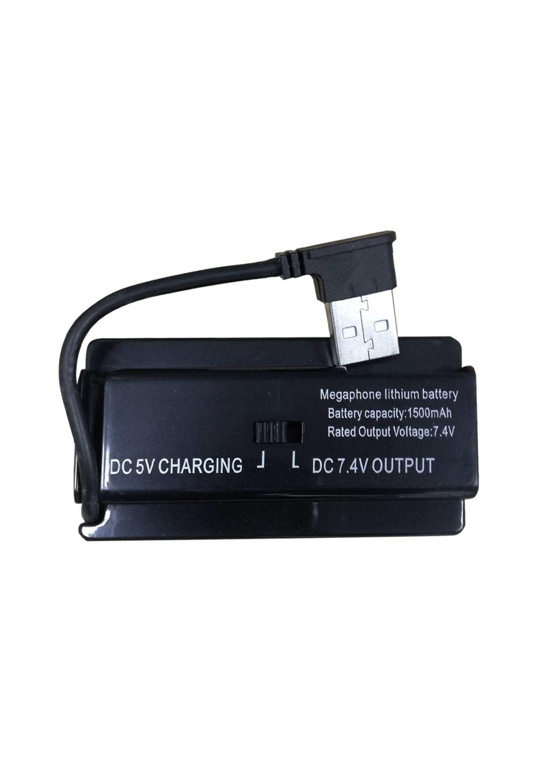 Megáfono Amplificador 25W Recargable +Micrófono de Mano 500m-8