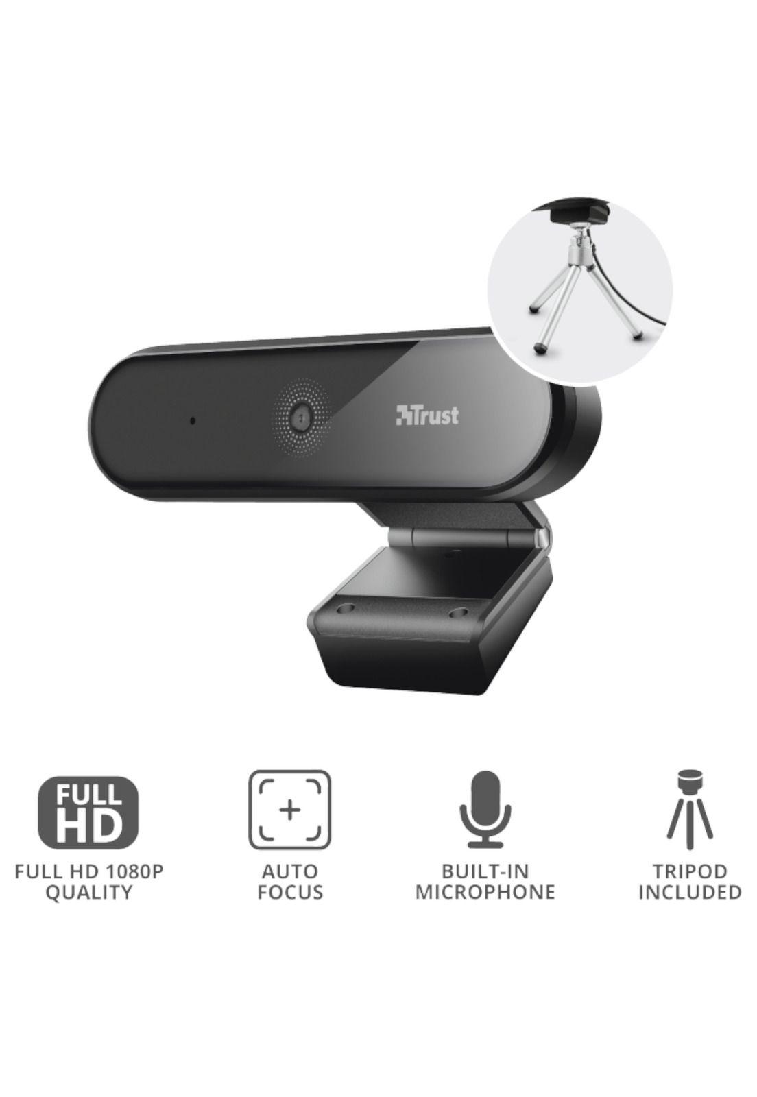 Webcam Profesional Full HD Trust Tyro USB 1080p-4