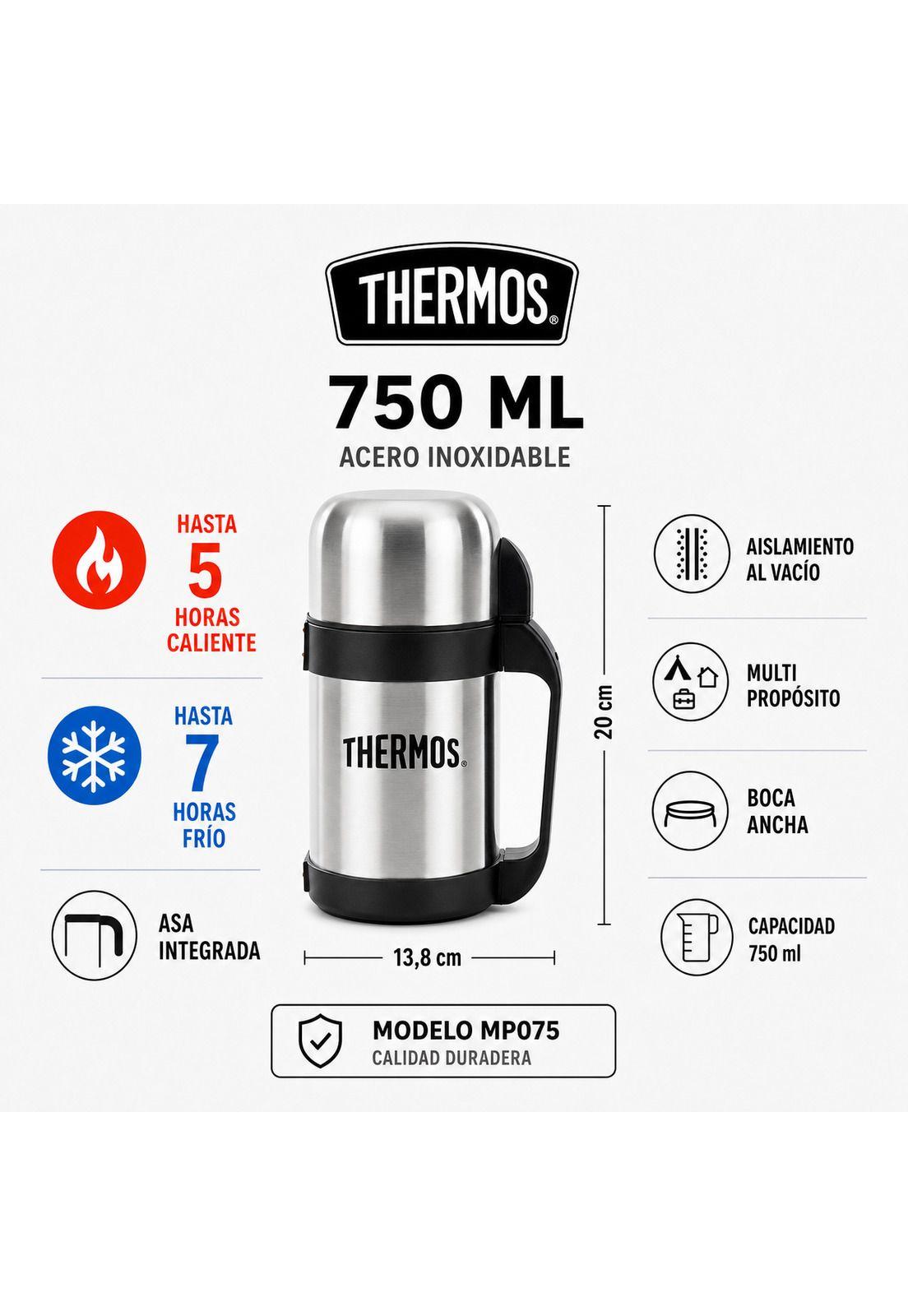 Termo Premium Para Comida 750cc Inox Multi Propósito Mp075-4