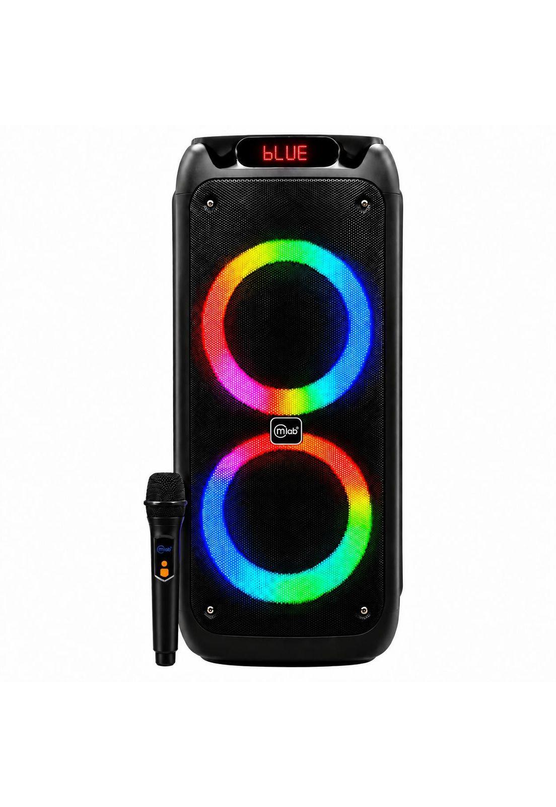 Parlante Karaoke 10" Mlab Flaming Power Bass MicWireless 75W-2