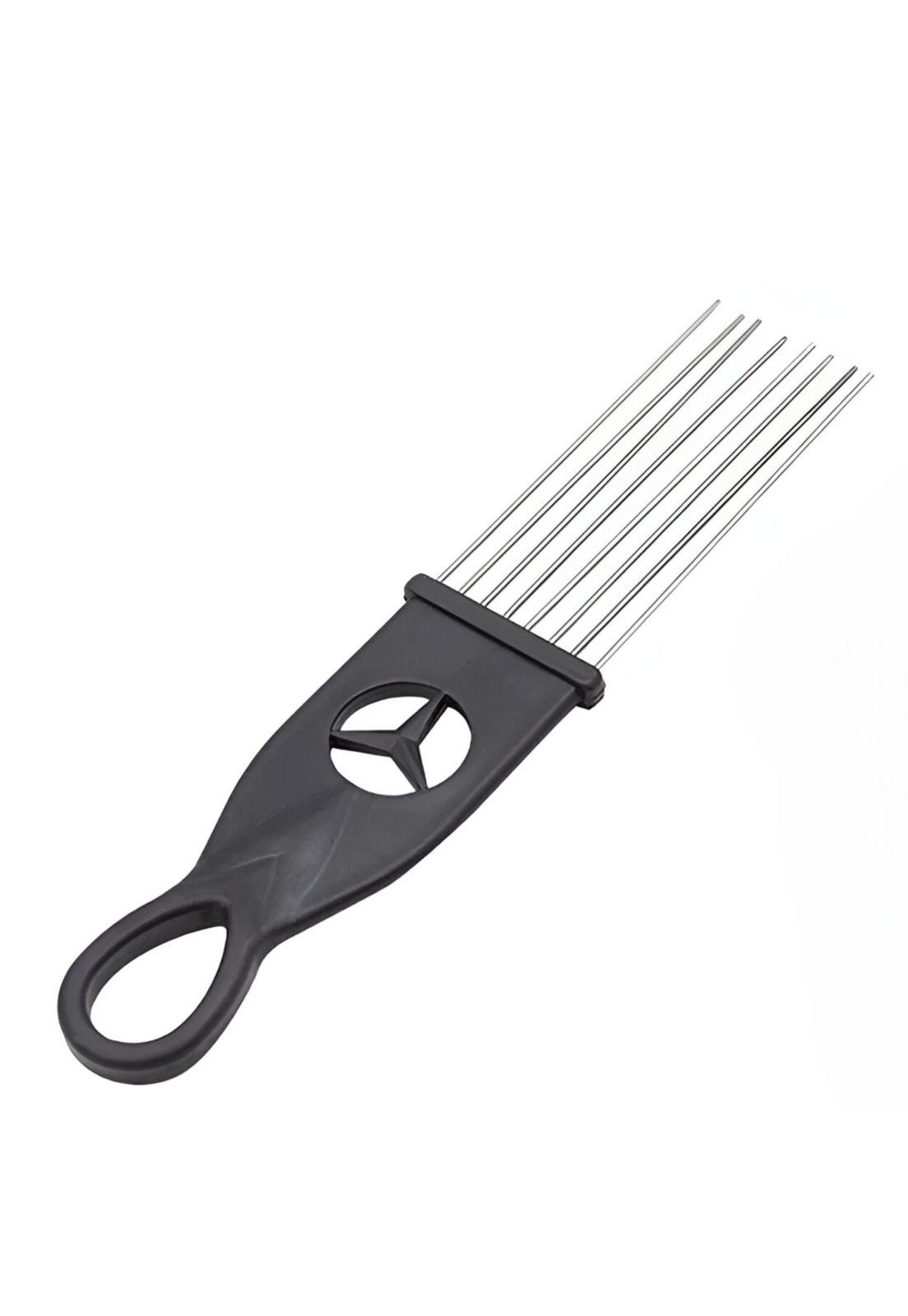 Guiro Musical Ultra Compacto Inoxidable 25x7cm con Cepillo-2