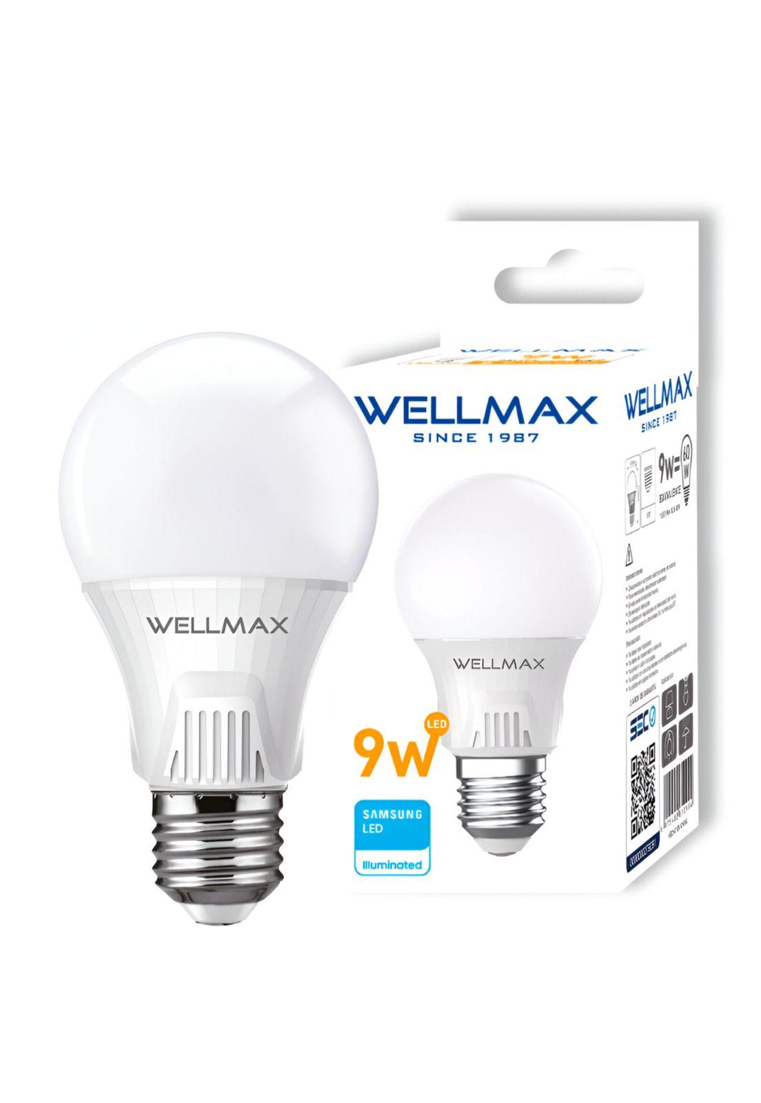 Ampolleta LED Wellmax E-27 9W Luz Calida 810Lm LED Samsung-5