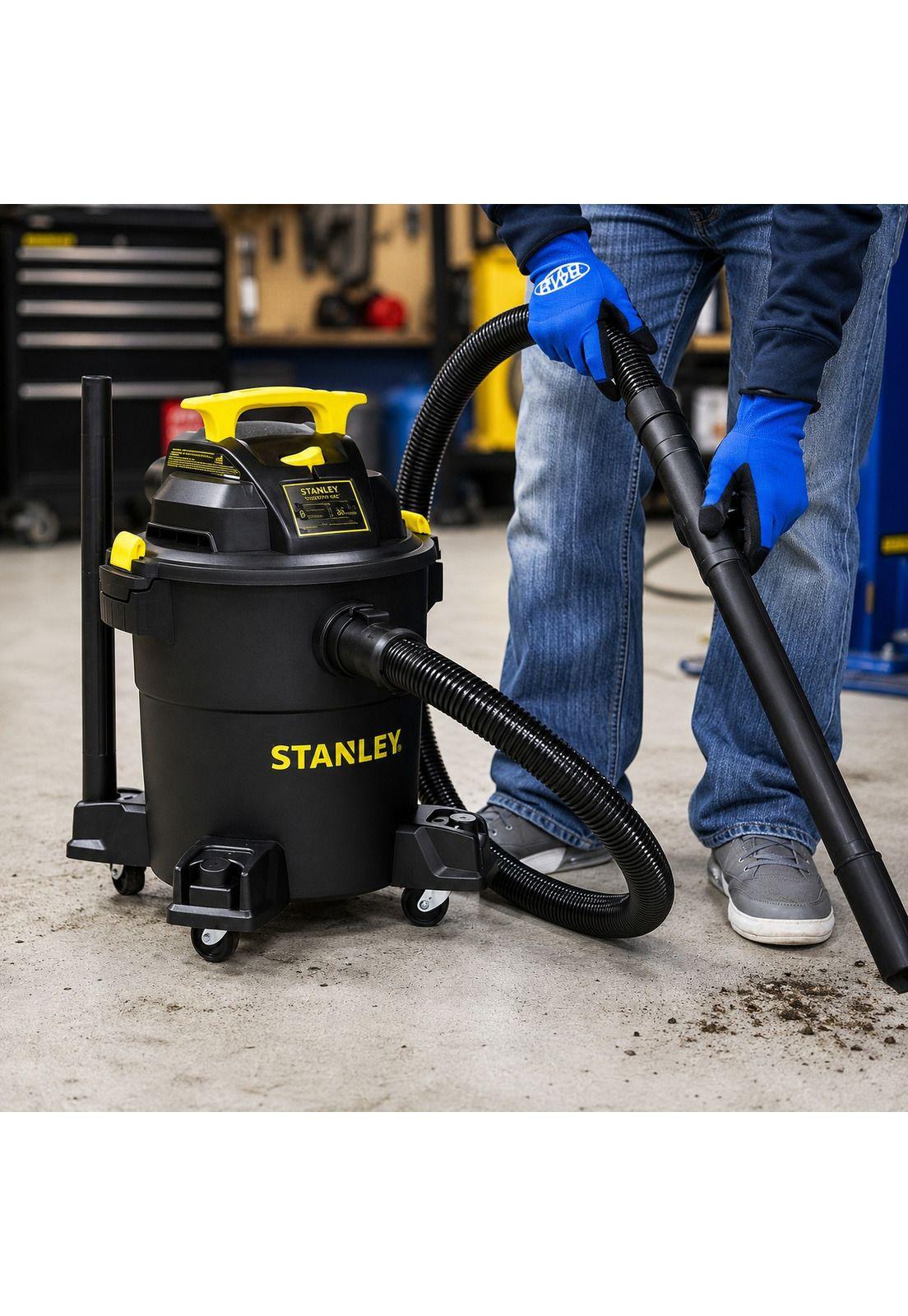 Aspiradora Stanley 5HP Función Seco & Húmedo 30L 19117 Black-4