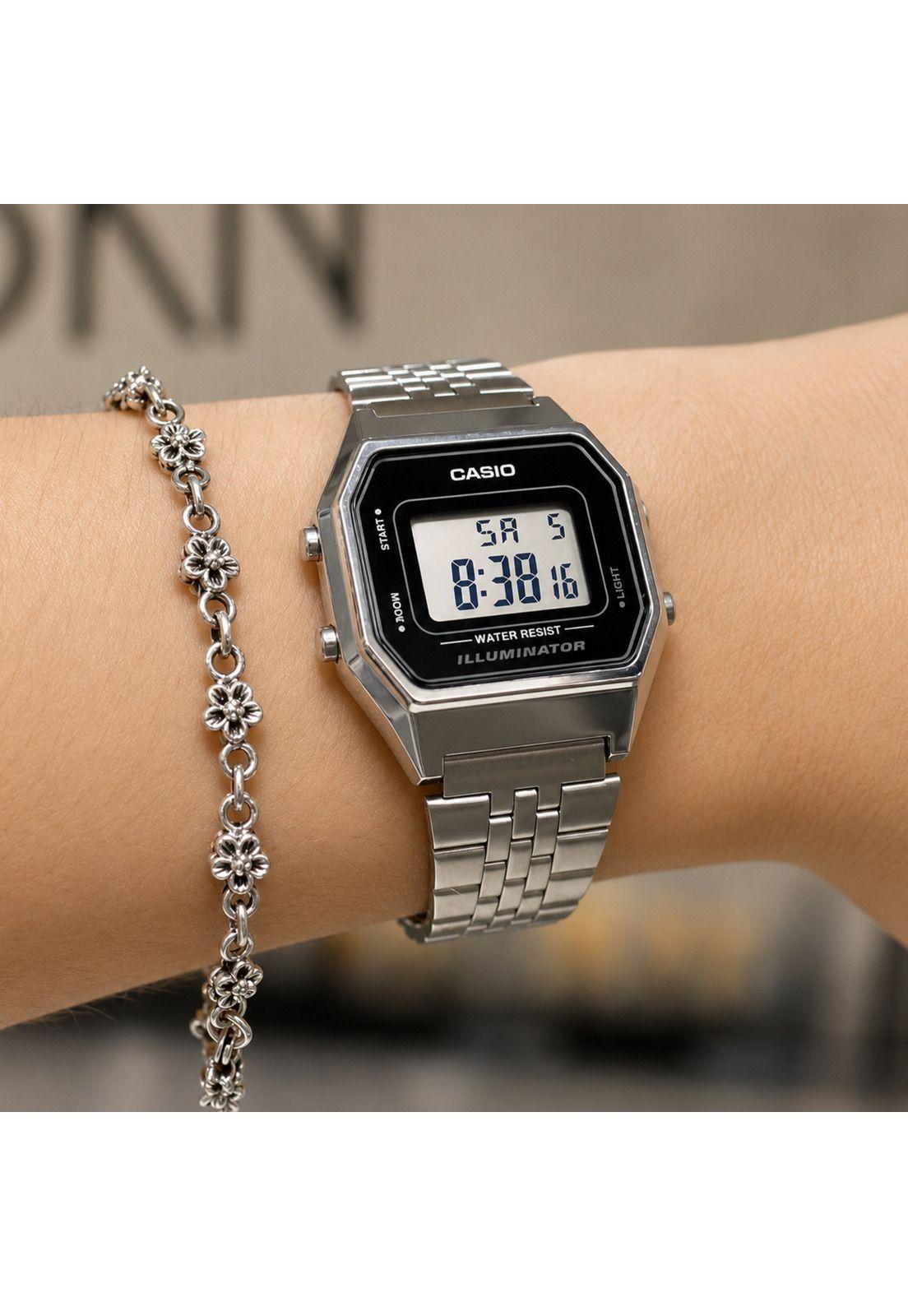 Reloj Casio Mujer Silver Edition La680Wa-1Bdf-3