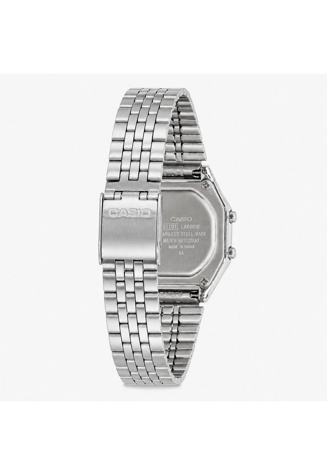 Reloj Casio Mujer Silver Edition La680Wa-1Bdf-4