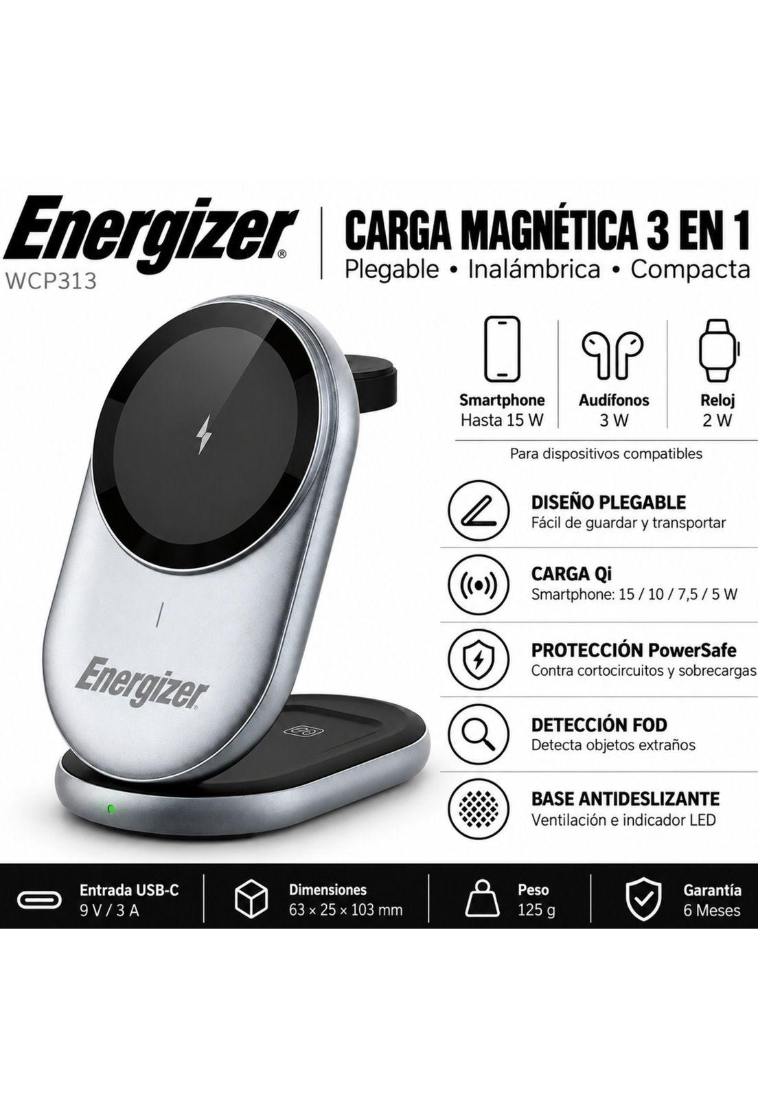 Base de Carga Inalámbrica Energizer Multi Dispositivos-7