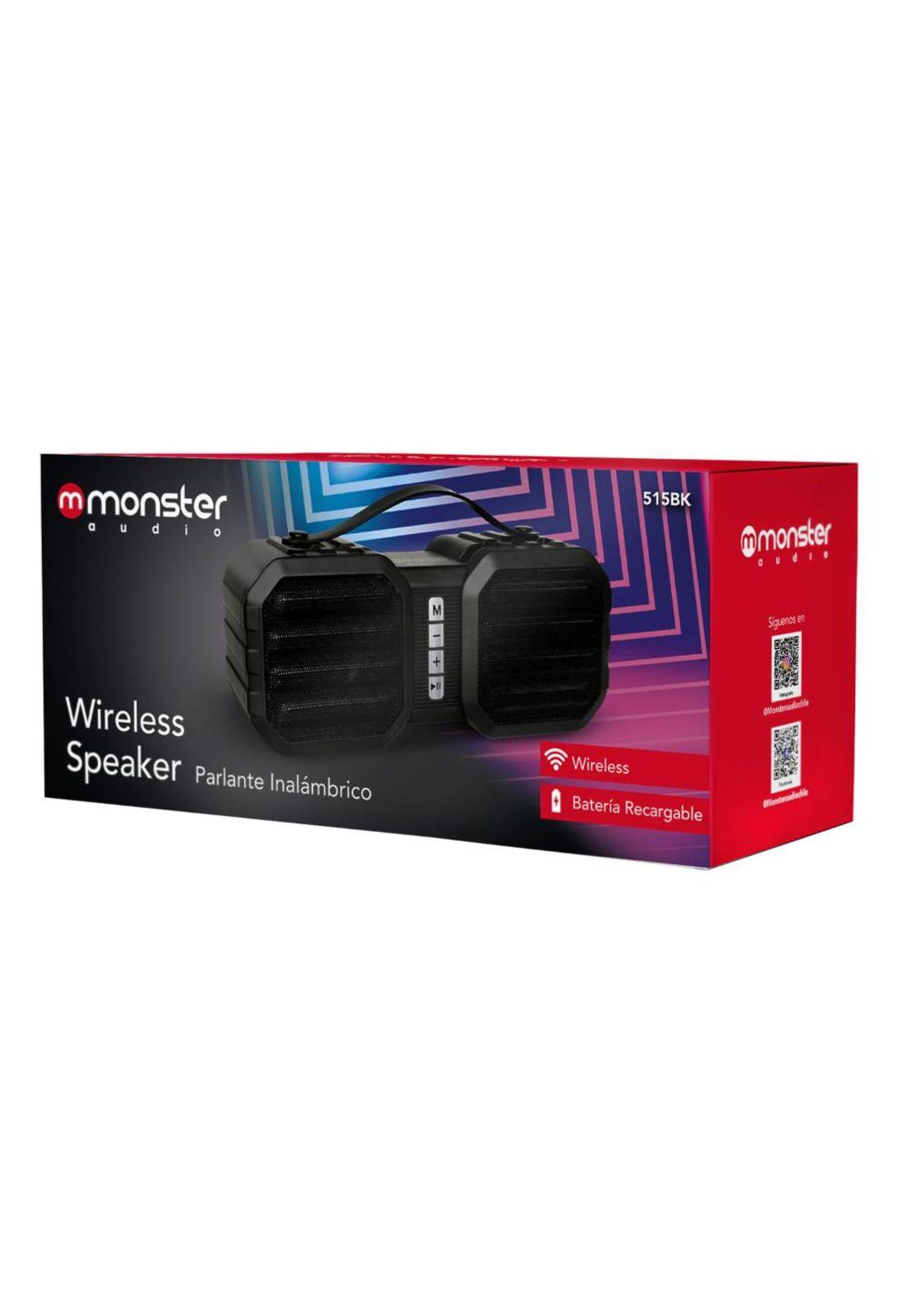 Parlante Recargable Monster Audio 515BK BT / FM/ USB / SD-3