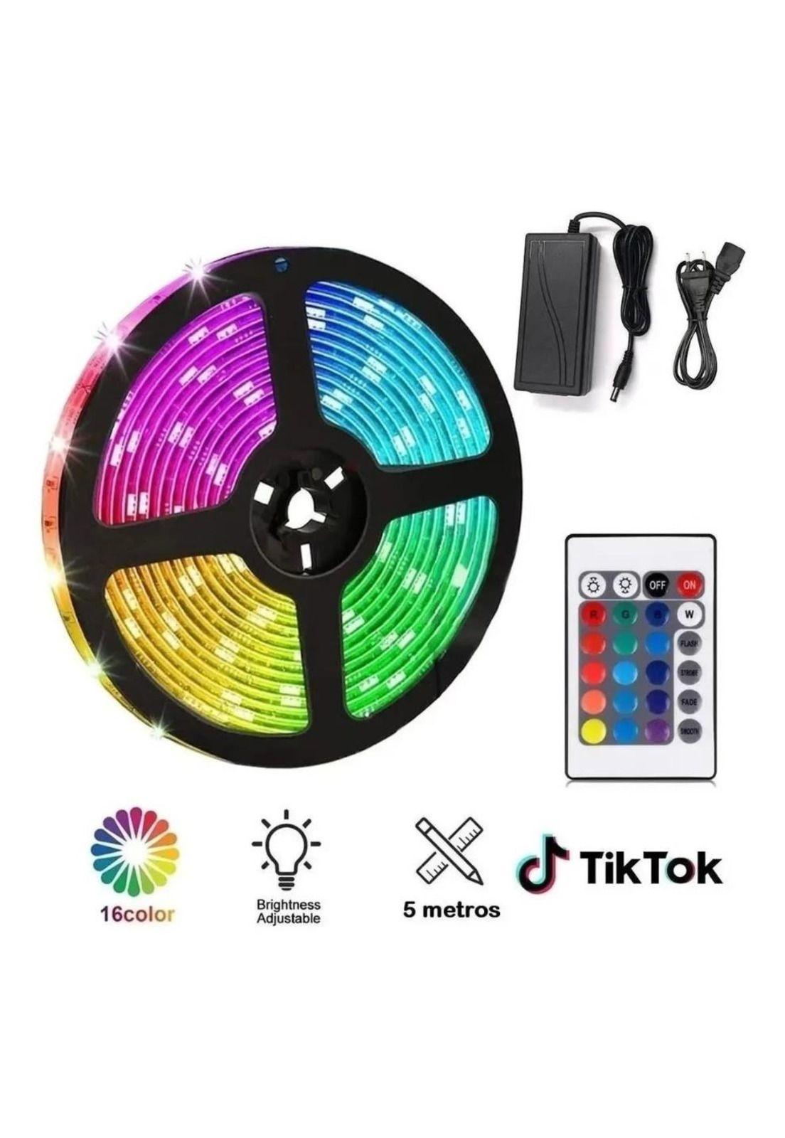 Kit Tira de Luces LED FULL RGB High Power 5 Metro + Control-6