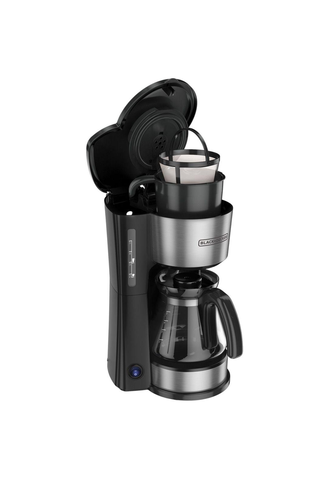 Cafetera Black + Decker 4 En 1 para 5 Tazas + Filtro Permanente-1