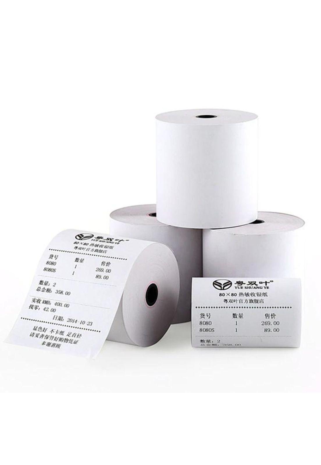 Rollo Térmico 80X80mm (Pack 10 Unidades) Premium Quality 59G-6