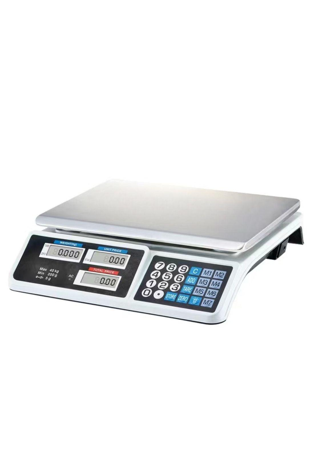Balanza Digital Recargable para Comecios Doble Pantalla 40KG-5