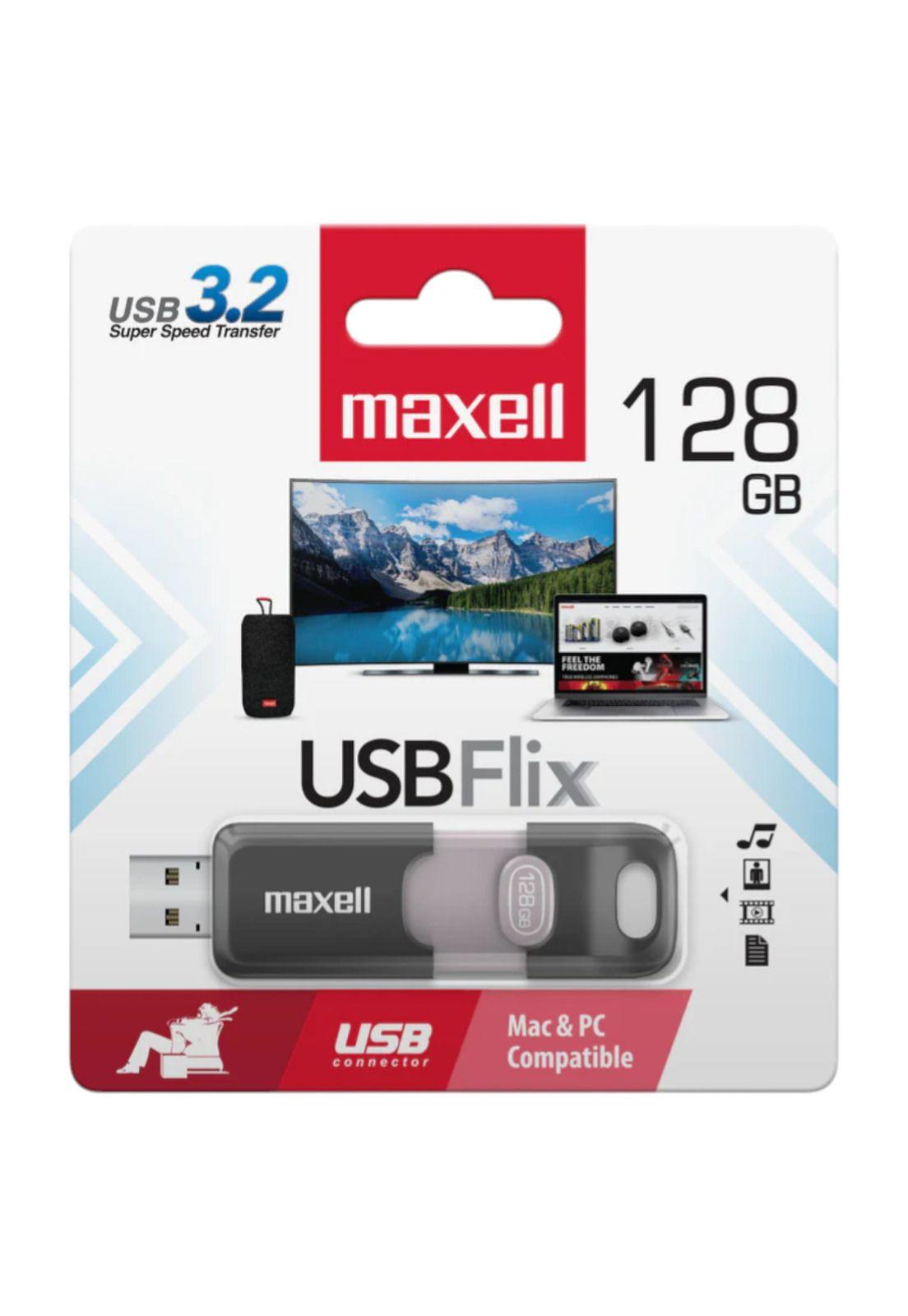 Pendrive Maxell Flix 128GB USB 3.2 High Speed-3