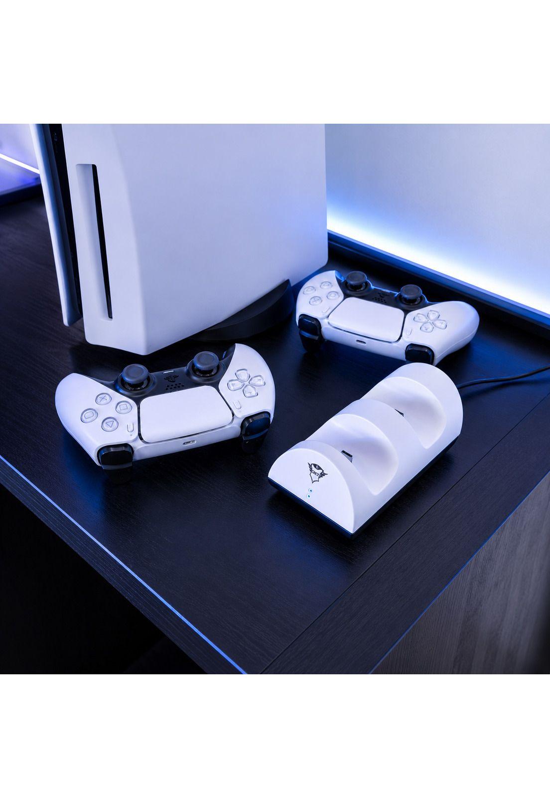 Base Carga Dual para Controles PS5 DualSense Trust GXT 254-7
