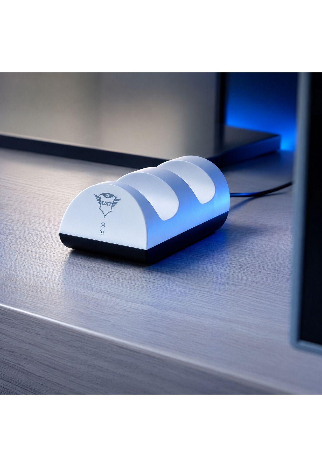 Base Carga Dual para Controles PS5 DualSense Trust GXT 254-8