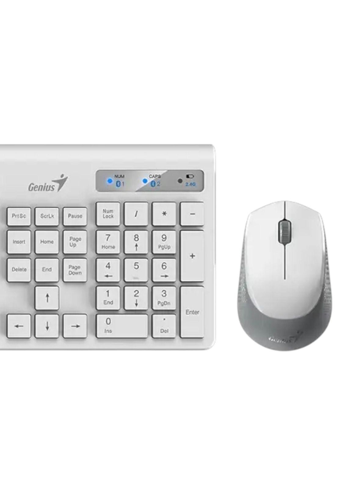 Teclado y Mouse Dual Wireless Bluetooth  + USB 2G Copilot AI-2
