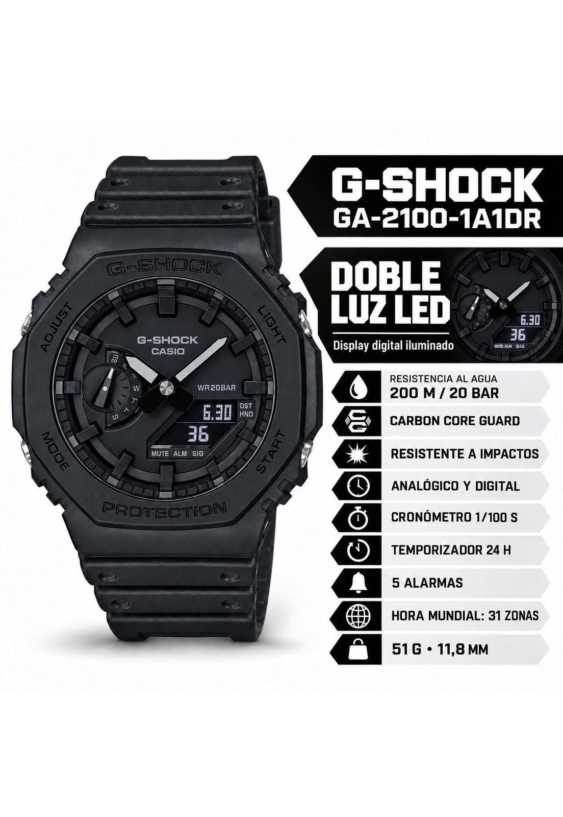 Reloj Deportivo G-SHOCK GA-2100-1A1DR-7