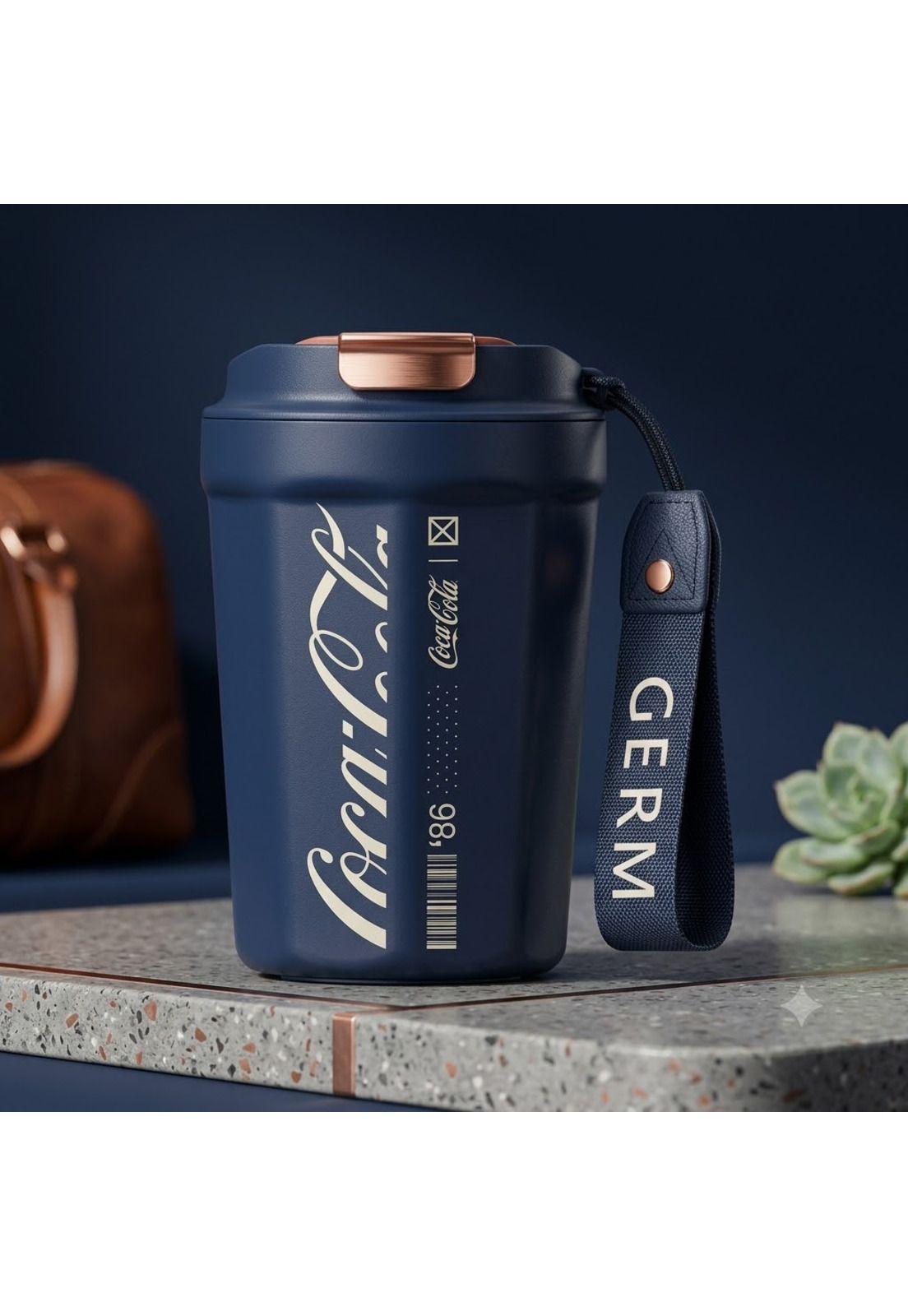 Vaso Termico MUG Germ Coca-Cola Acero Inoxidable 390ML Navy-5