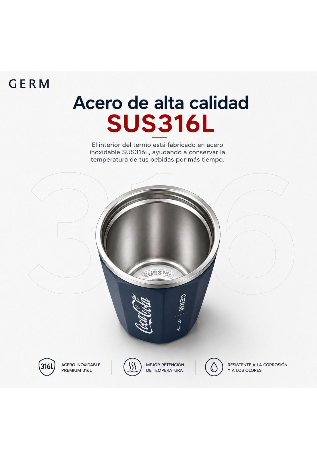 Vaso Termico MUG Germ Coca-Cola Acero Inoxidable 390ML Navy-7