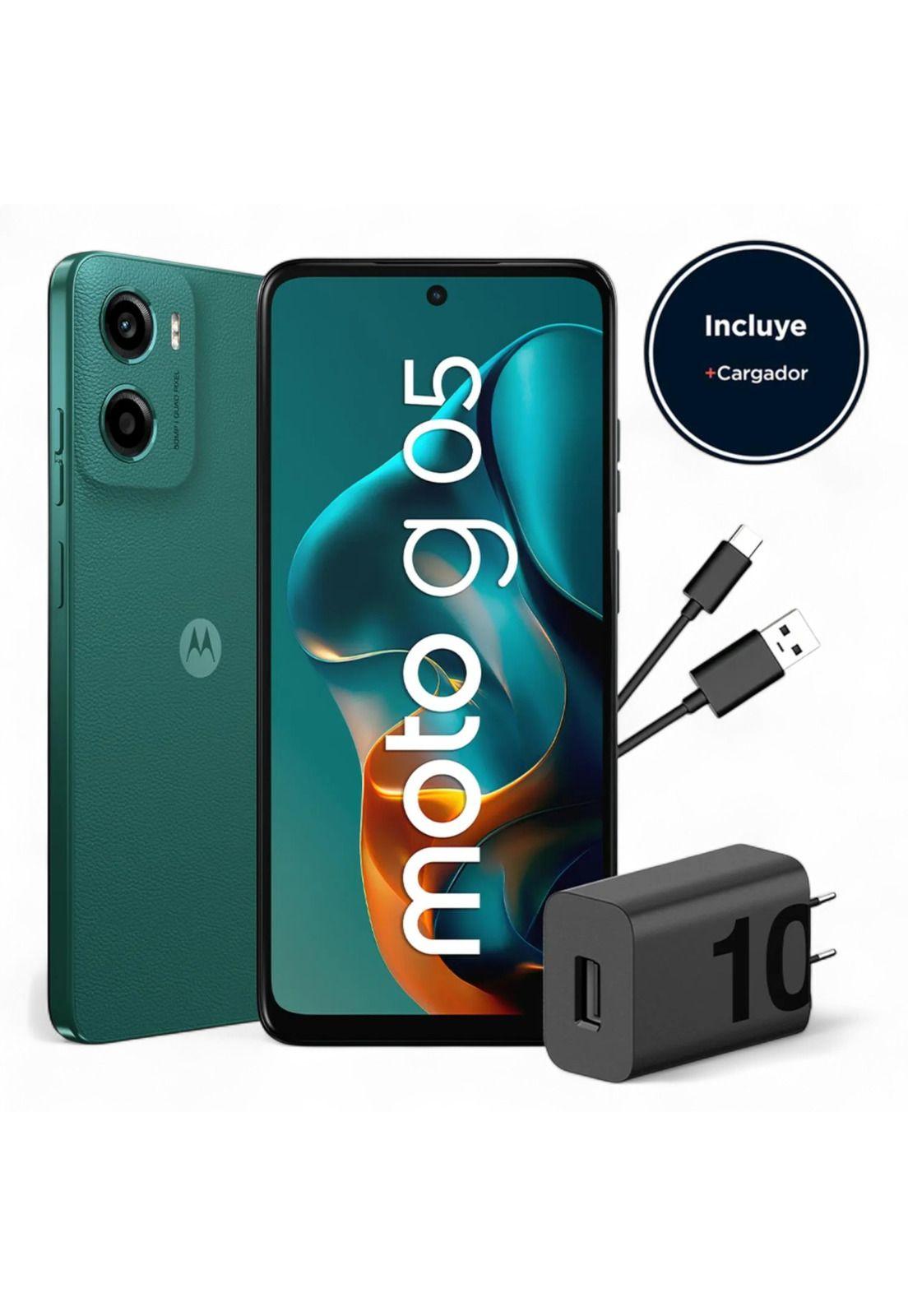 Smartphone Motorola Moto G05 6.7" 4GB + 64GB Green Liberado-3