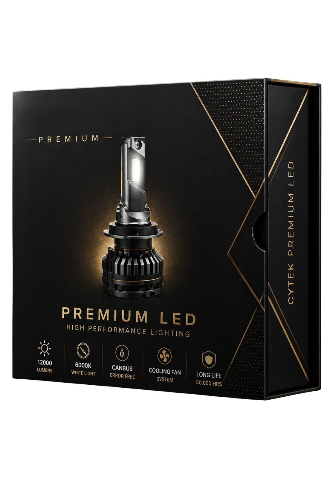 Kit de Luces Turbo LED H4 Canbus 65W Premium Ligth 12000Lm-6
