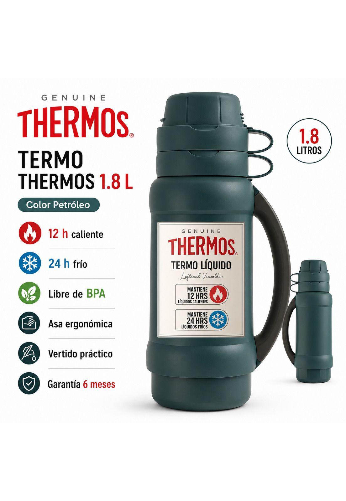 TERMO Para Líquidos 1.8 Litros THERMOS  35-180-C7 Petróleo-7