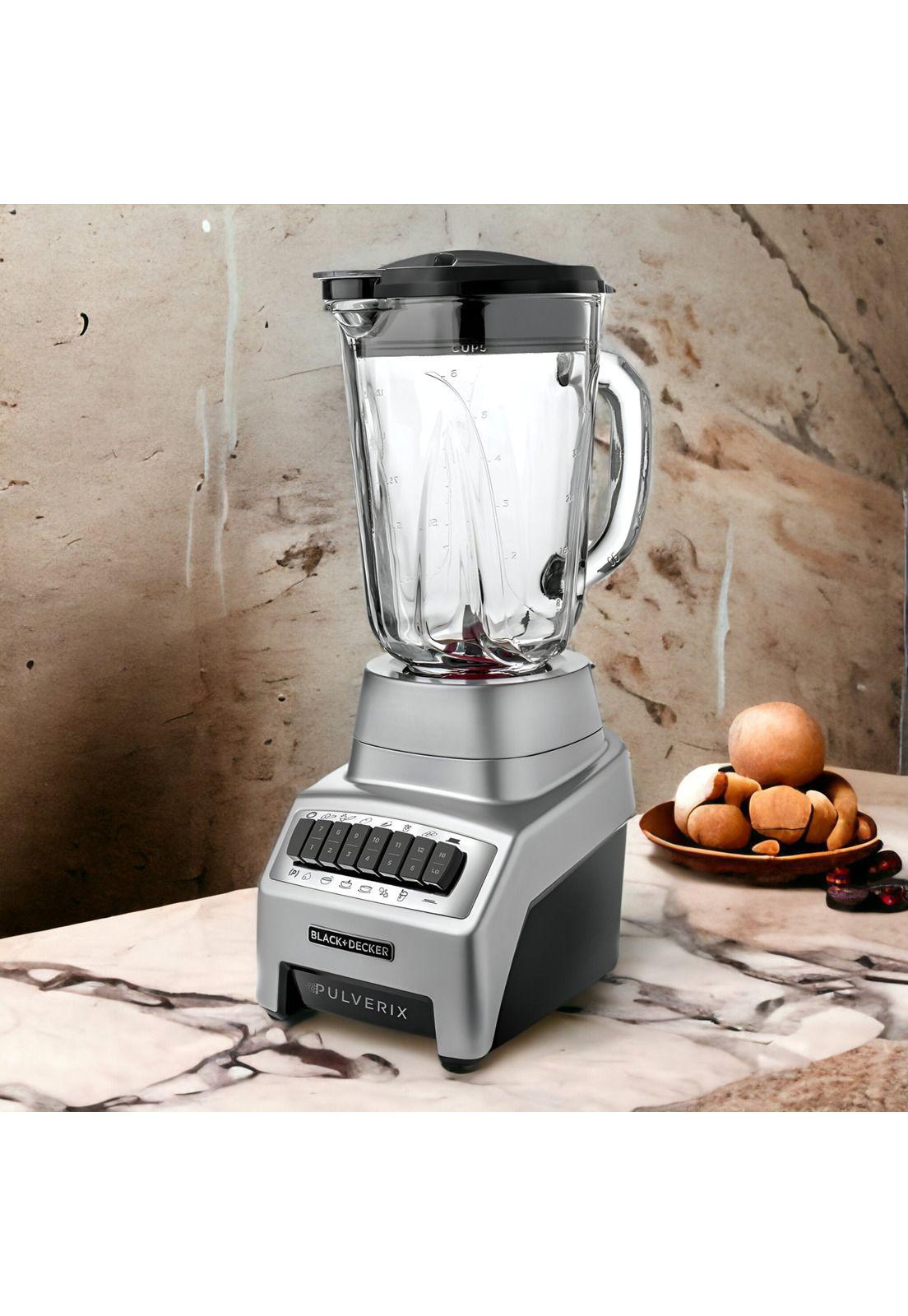 Licuadora Black + Decker 700W Picadora de Hielo BL1140MS-CL-3