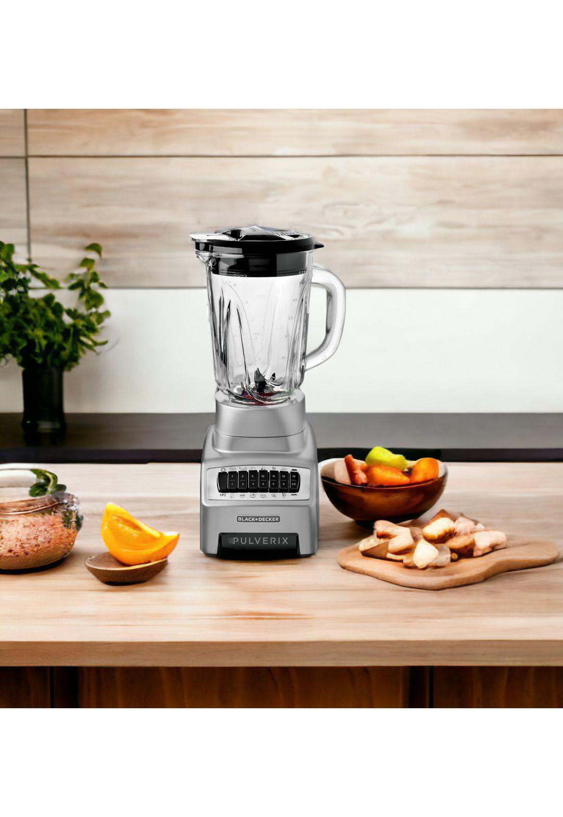 Licuadora Black + Decker 700W Picadora de Hielo BL1140MS-CL-2