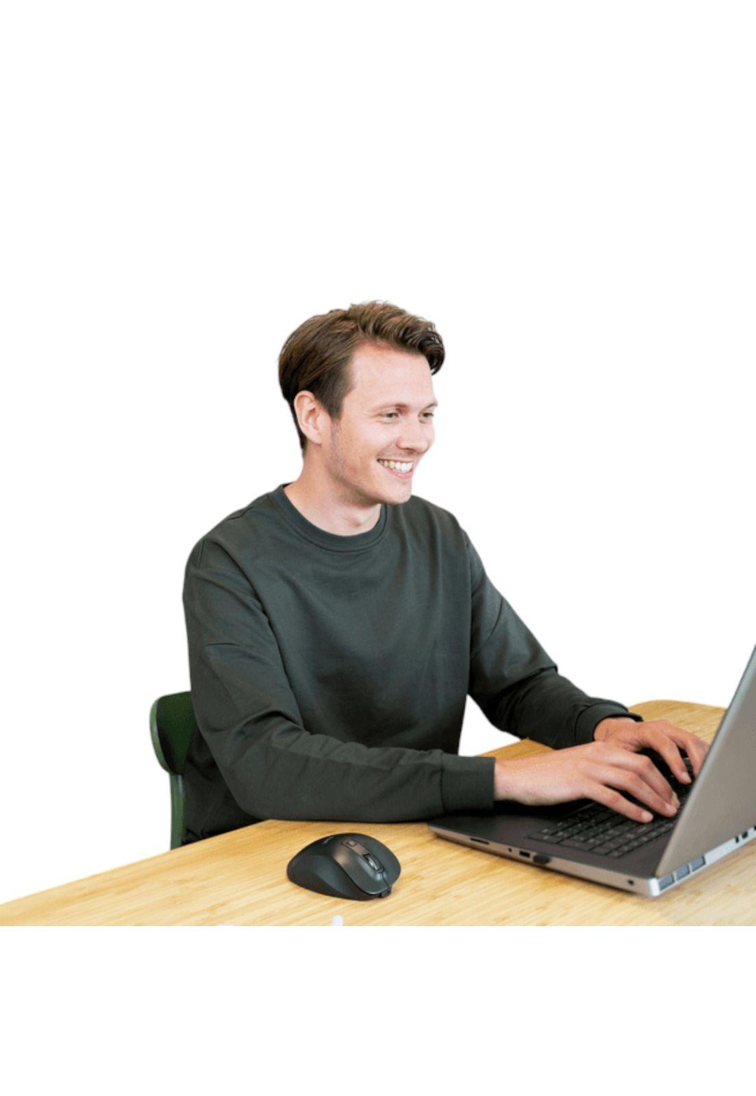 Mouse Inalámbrico Ergonomico Trust Fyda Recargable-5