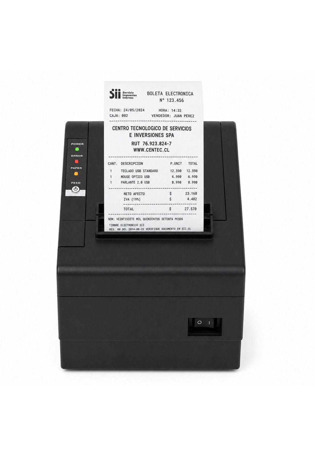 Impresora Térmica Profesional 80MM UTEK USB / LAN UT-PRT8080-9