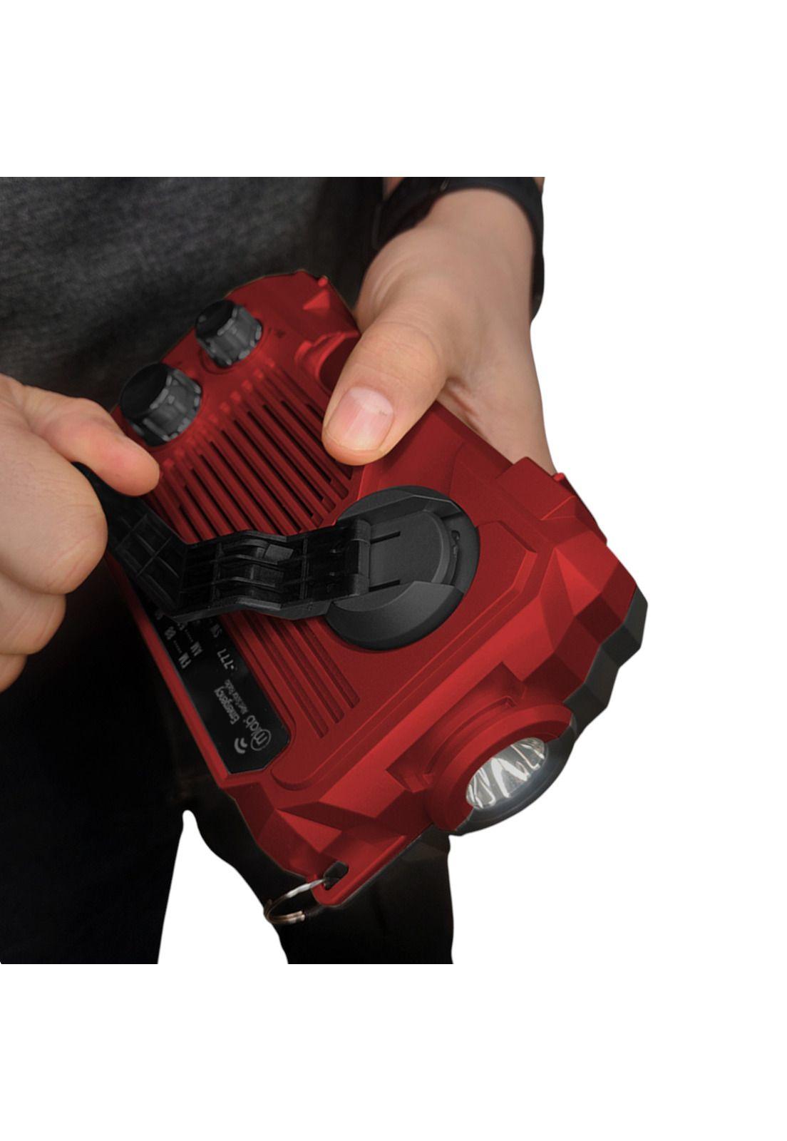 Radio de Emergencia Solar Recargable + Dinamo AM/ FM/ SW/ BT-3