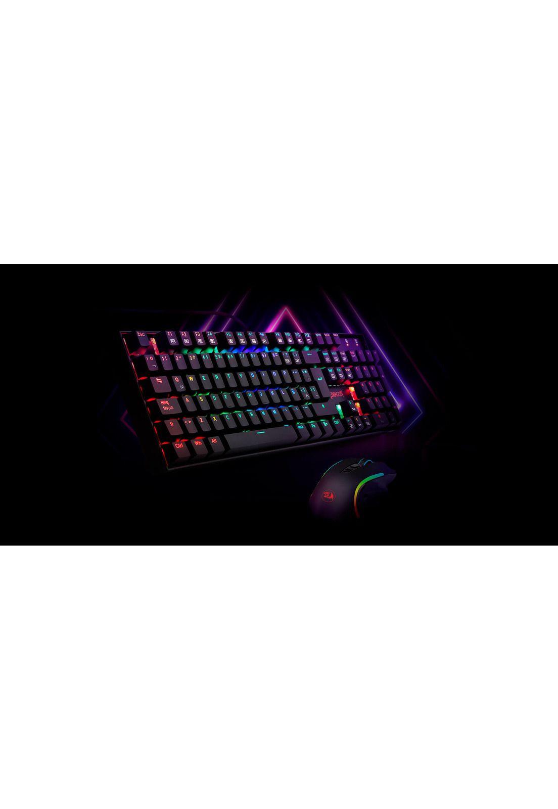Kit Gamer Redragon Teclado Mecánico Mitra + Mouse Griffin-5