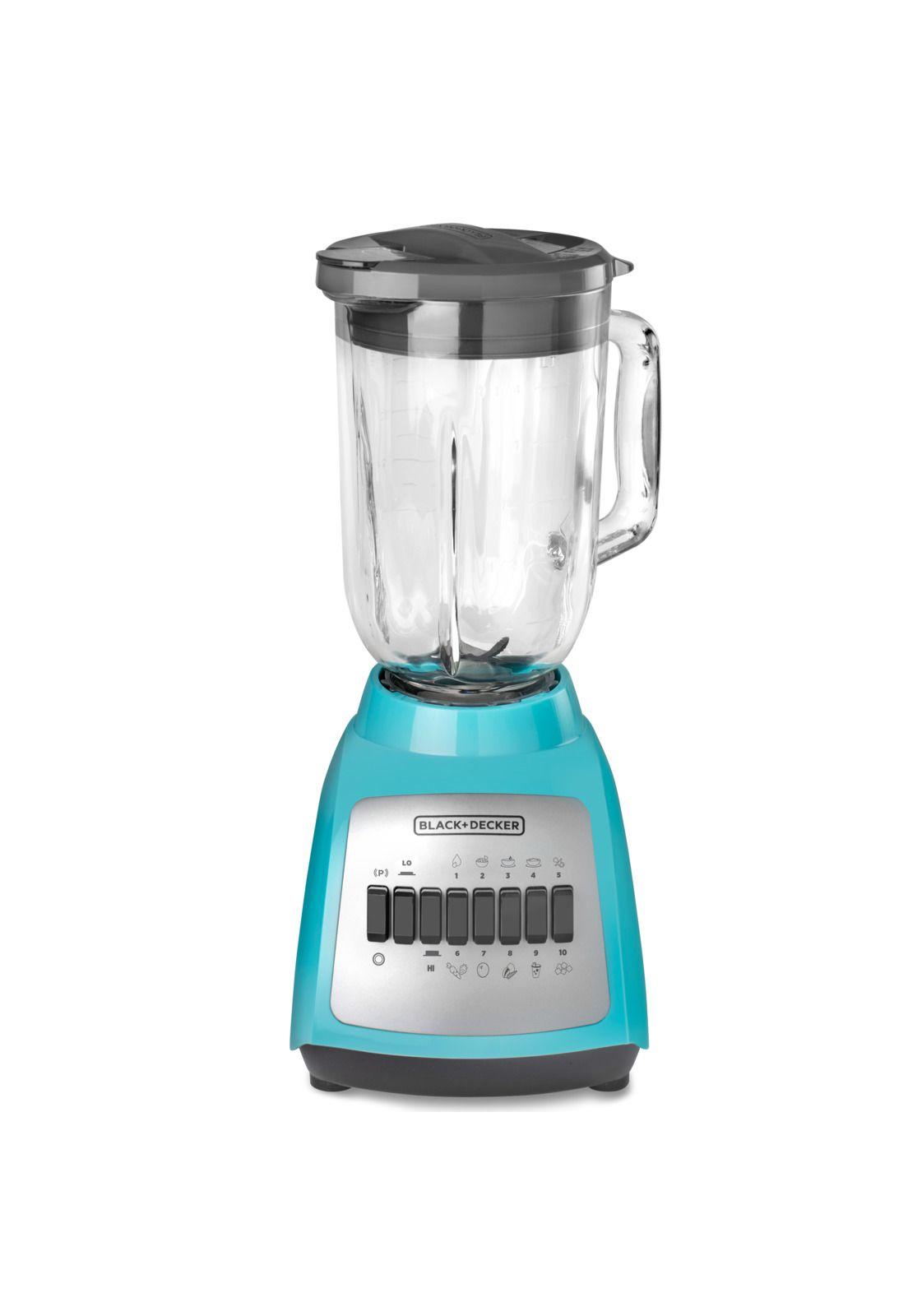 Licuadora Black + Decker Vidrio 1.25L 550W BLBD210GT Calipso-0
