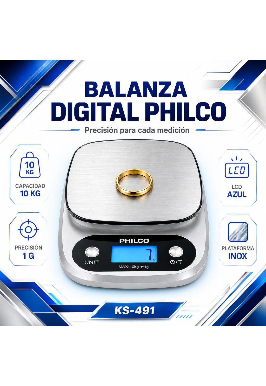 Pesa Balanza Digital Alta Precisión con Pantalla LED 10K Max-4