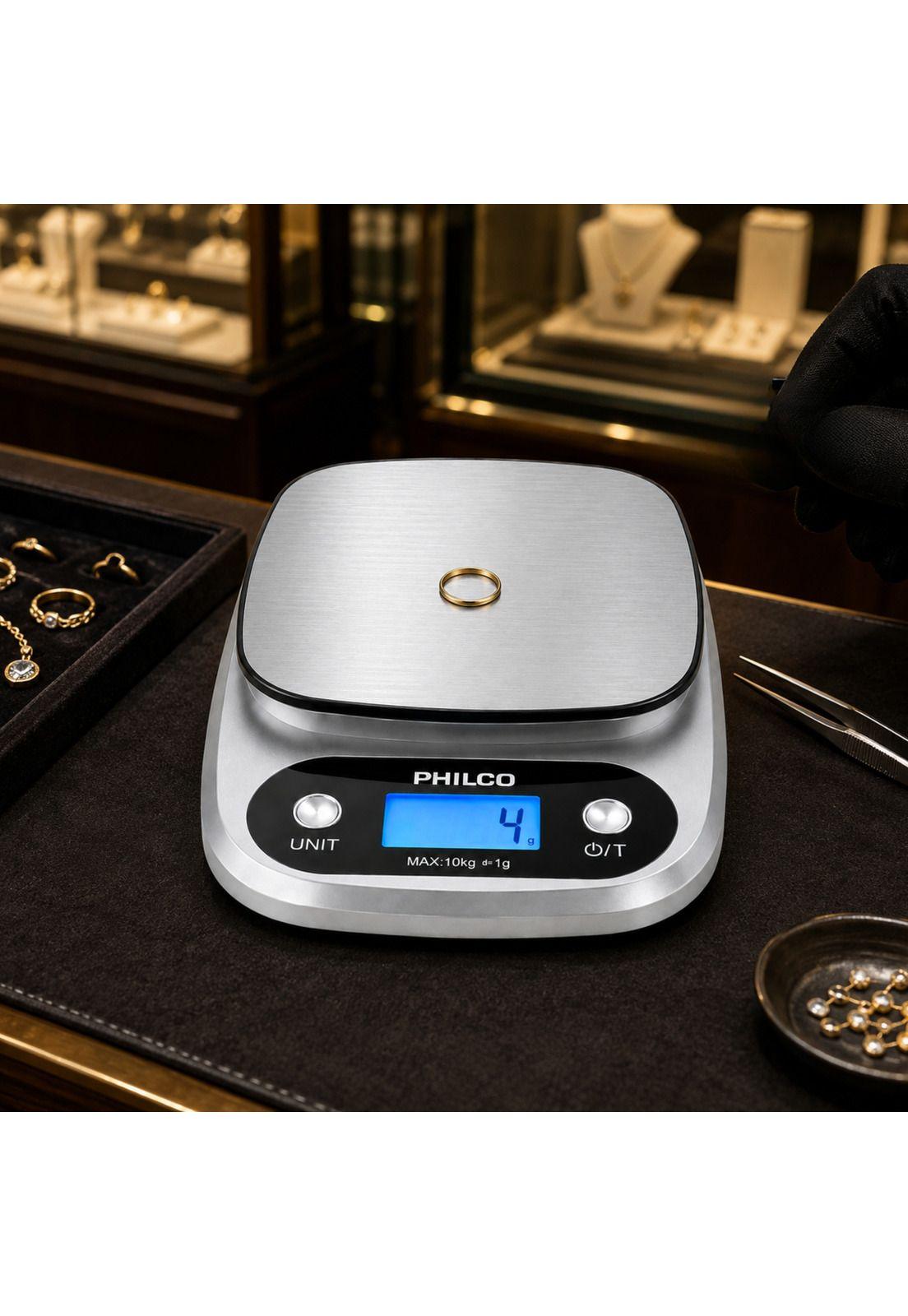 Pesa Balanza Digital Alta Precisión con Pantalla LED 10K Max-7