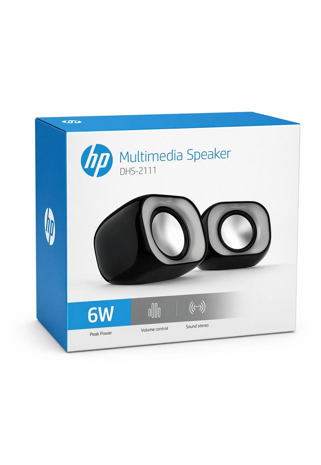 Parlantes USB HP Multimedia Ultra Compactos 6W RMS DHS-2111-6