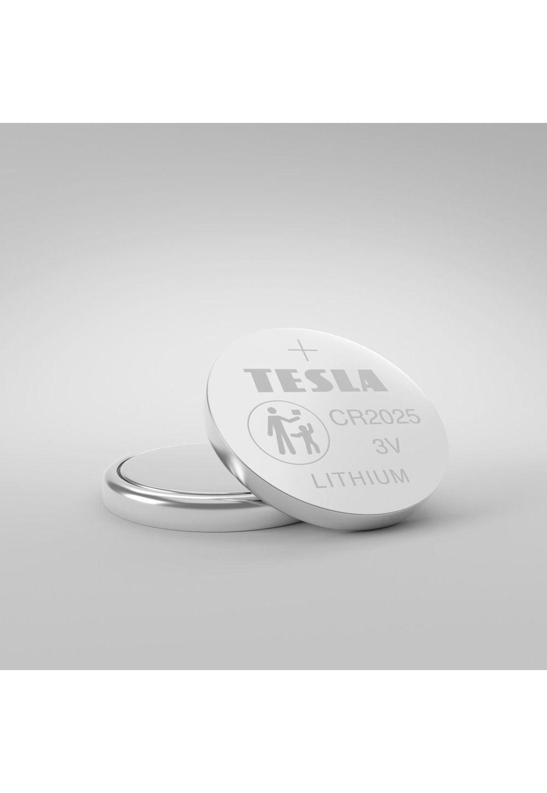 Pack de 5 Pilas CR2025 TESLA Lithium Line-3
