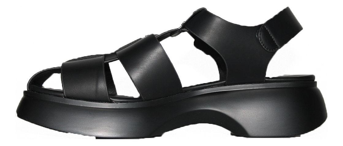 Sandalias De Eco Cuero Cerradas De Mujer Verano Primavera-0